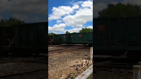 Local Norfolk Southern hitting the diamonds Union Station #train #marion #railfan