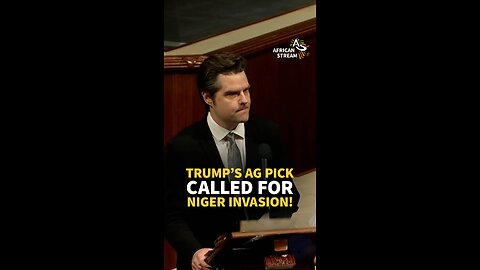 TRUMP’S AG PICK CALLED FOR NIGER INVASION!