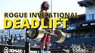 DEADLIFT STRONGMAN - ROGUE INVITATIONAL 2022 - LIVE
