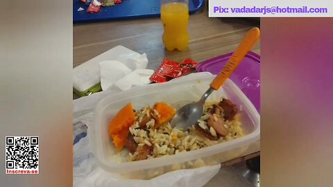 entregador e imagens do dia