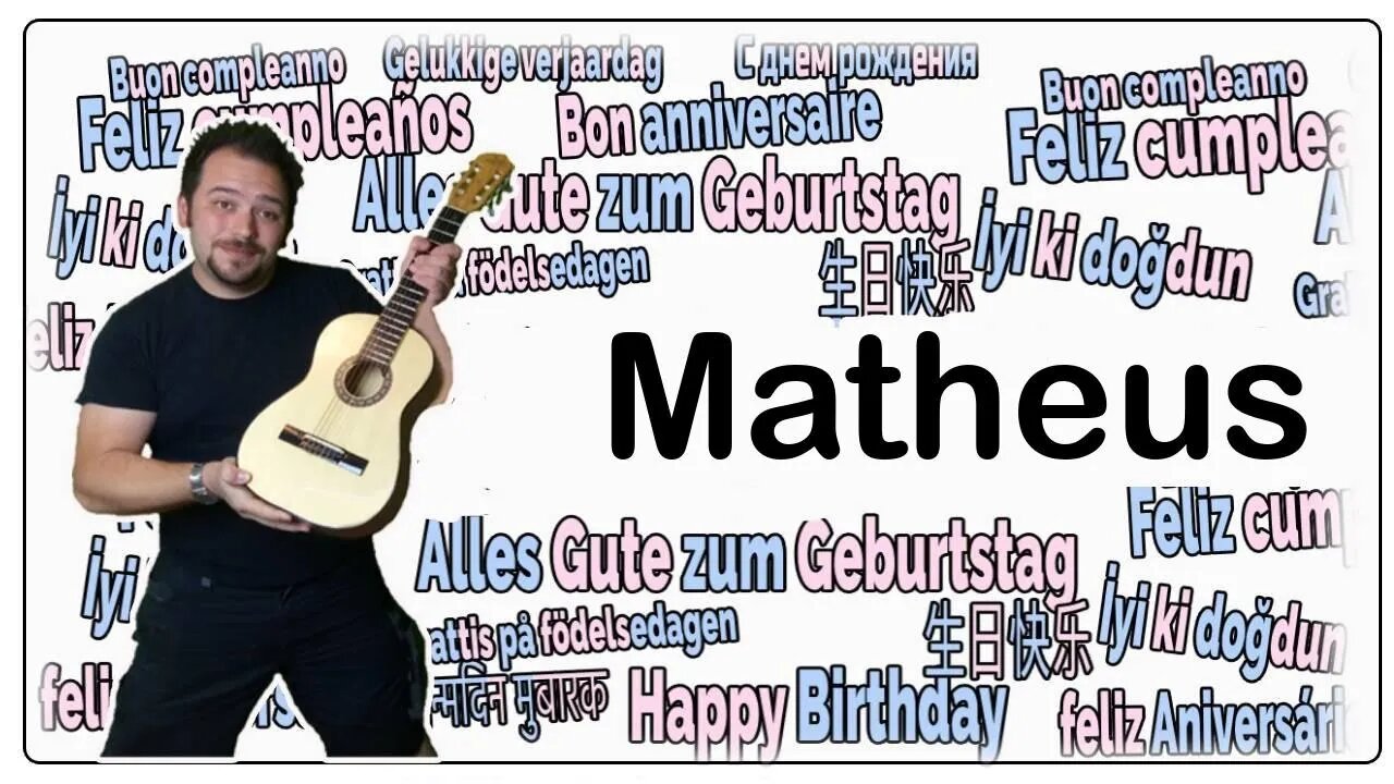 Happy Birthday Matheus - Happy Birthday to You Matheus #shorts