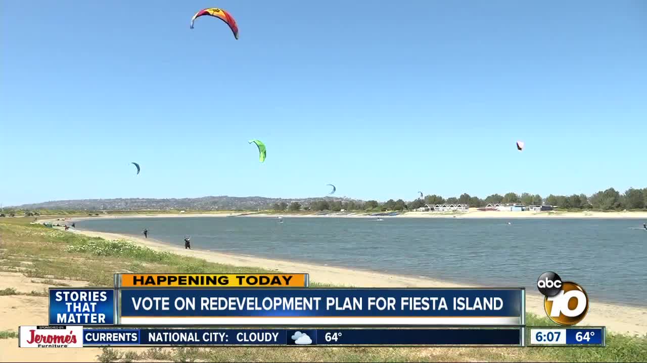 City Council to vote on Fiesta Island redevelopment plan