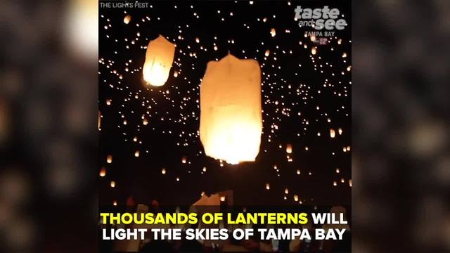 The Lights Fest will bring thousands of sky lanterns to Tampa Bay | Taste and See Tampa Bay