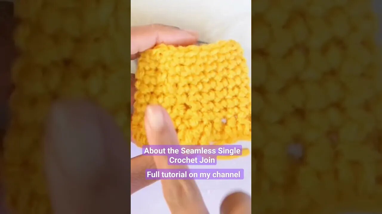 🧶 About the Seamless Single Crochet Join Method #infiniticraftingco #crochettutorials