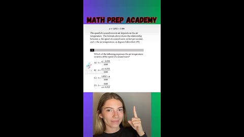 Can you solve for t in this SAT questions?! #sat #satreview #math