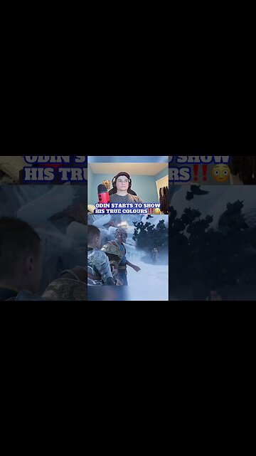 Odin Shows His True Colours‼️😳 | #shorts #godofwarragnarok #gaming #reaction