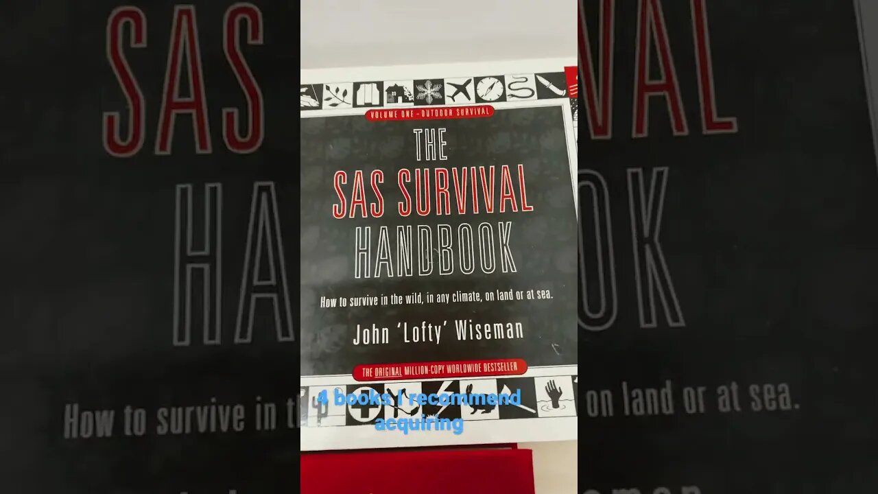 4 BOOKS I RECOMMEND PURCHASING BEFORE SHTF —🔥