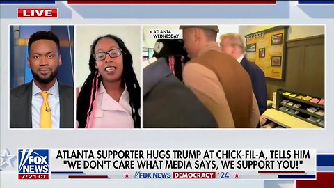 Woman From President Trump's Viral Visit to Atlanta Chick-fil-A Speaks To Fox News