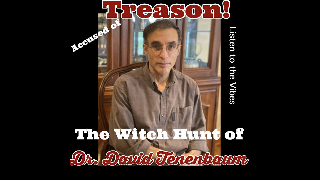 Listen to the Vibes-Treason! The Witch Hunt of Dr. David Tenenbaum