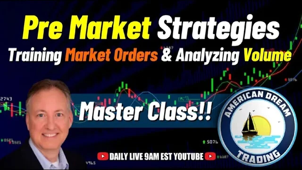 Pre Market Insights - Training Market Orders, Analyzing Volume & Entry Zones