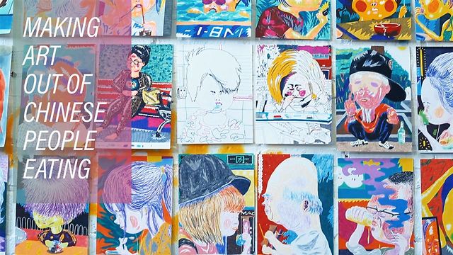 Painted while you're munching: A Dutch artist in China