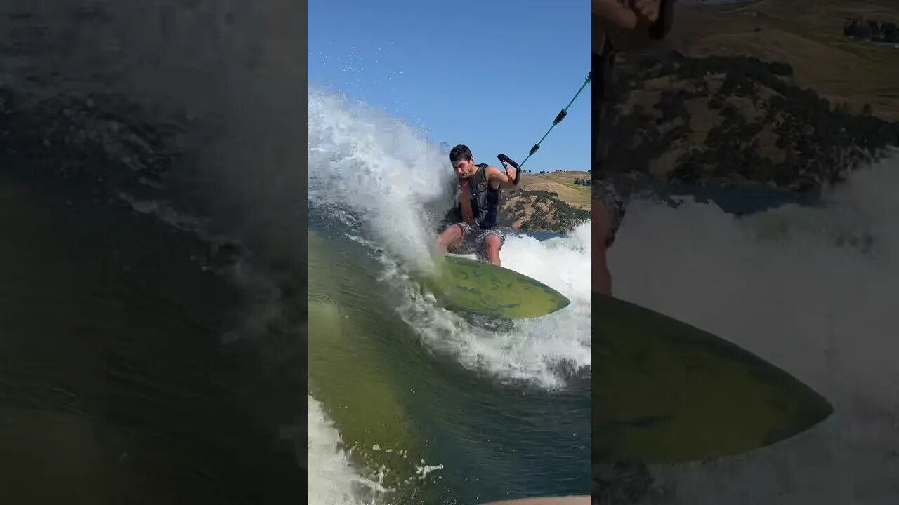 PRO Skimboarder Surf’s Behind a Boat