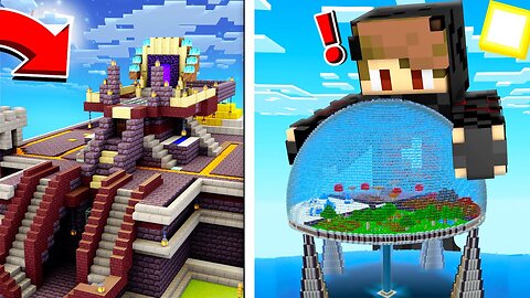 Craziest survival Minecraft Bases 😱 #minecraft