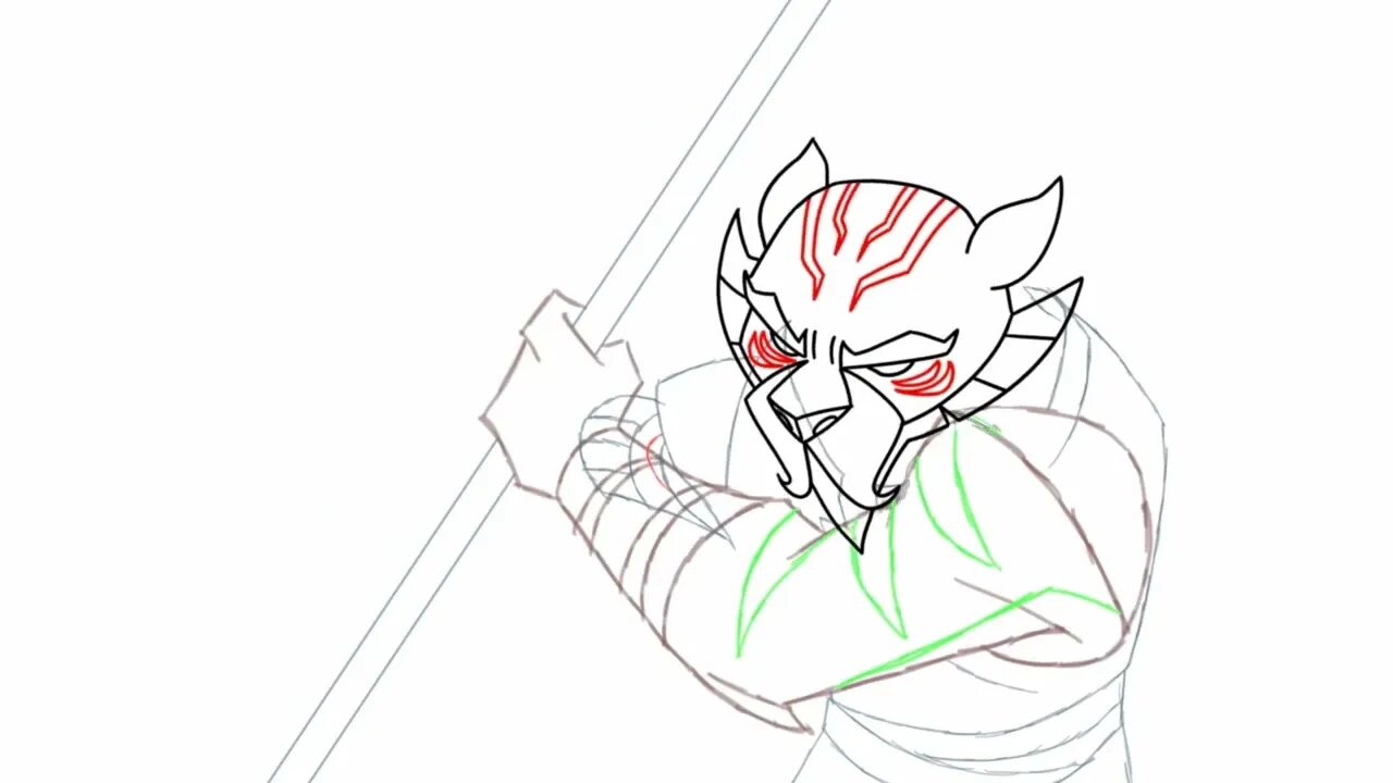 Righteous Warriors Ep 101 Shot 021 Master Wan Head turn Keyframes