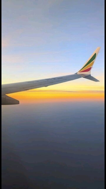 Have a fun flight and a beautiful view with Ethiopian Airlines!