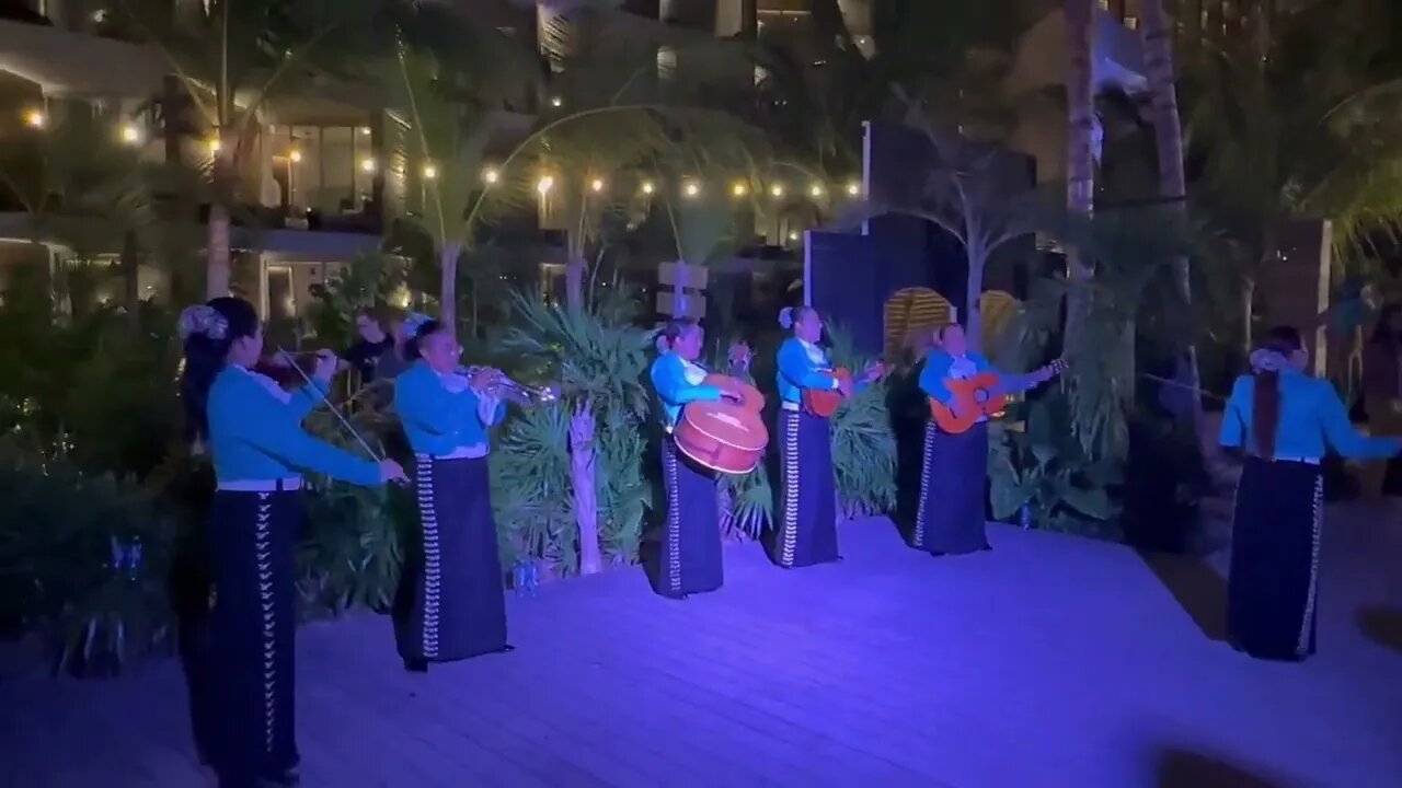 Live Mariachi Band Secret at Secrets Mouche Playa del Carmen Food Your of Mexico Video 2 #shorts