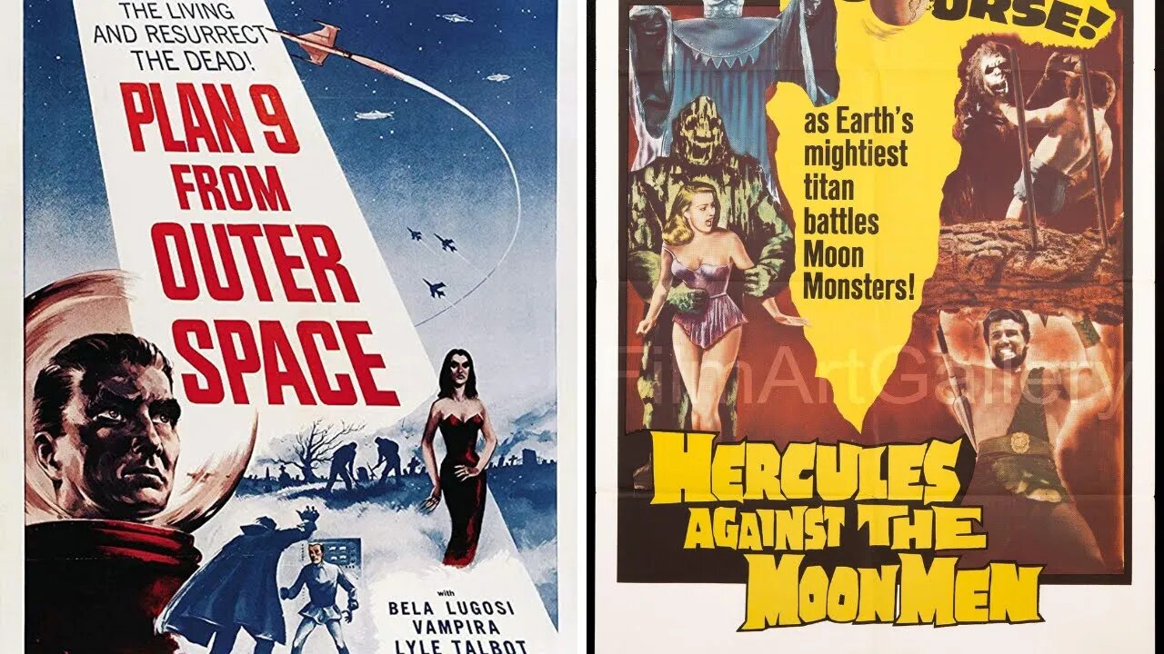 MetrObelisk Double Feature Theater: Plan 9 From Outer Space/Hercules Against The Moon Men