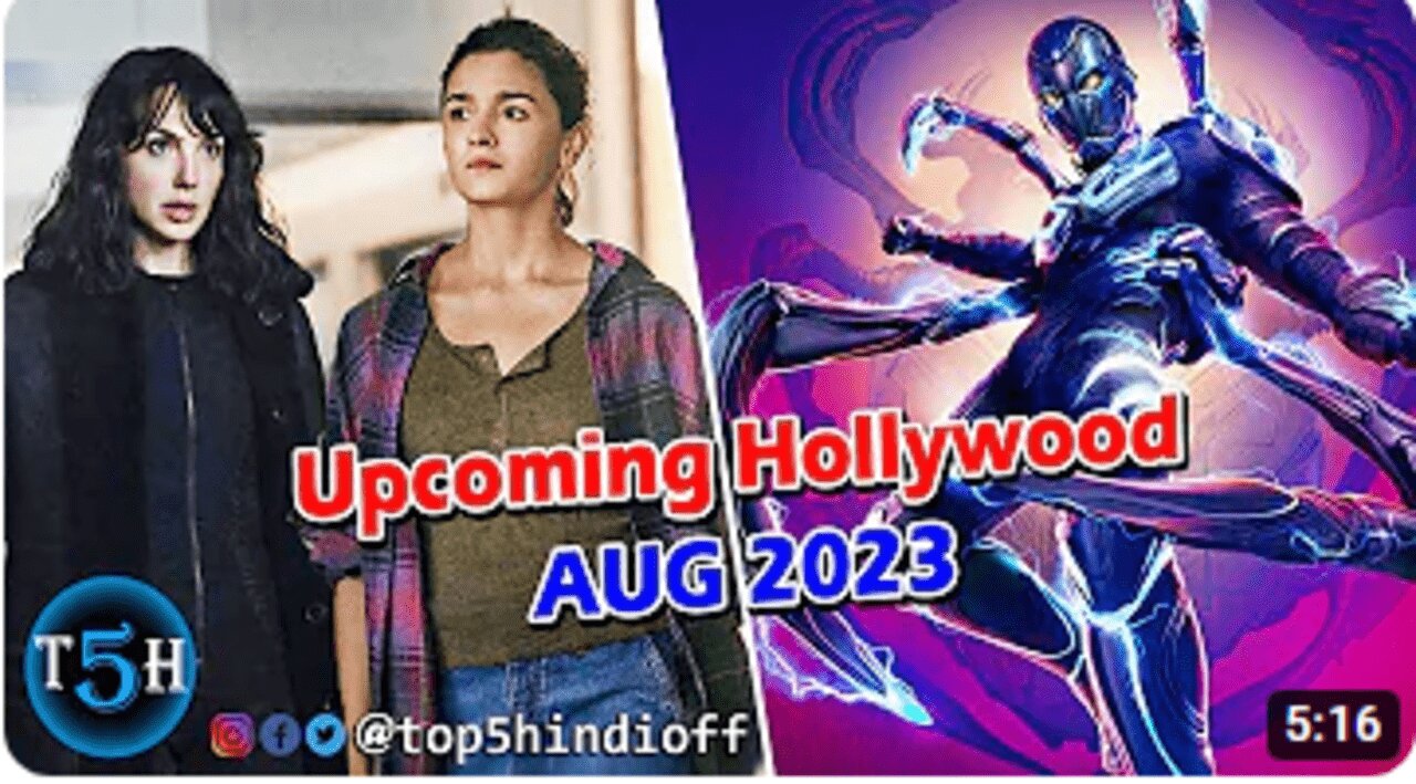 Top 5 Upcoming Hollywood Movies In August 2023