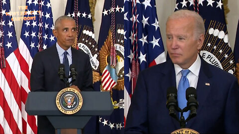 Democrat Obama compares Democrat Biden to his dogs.