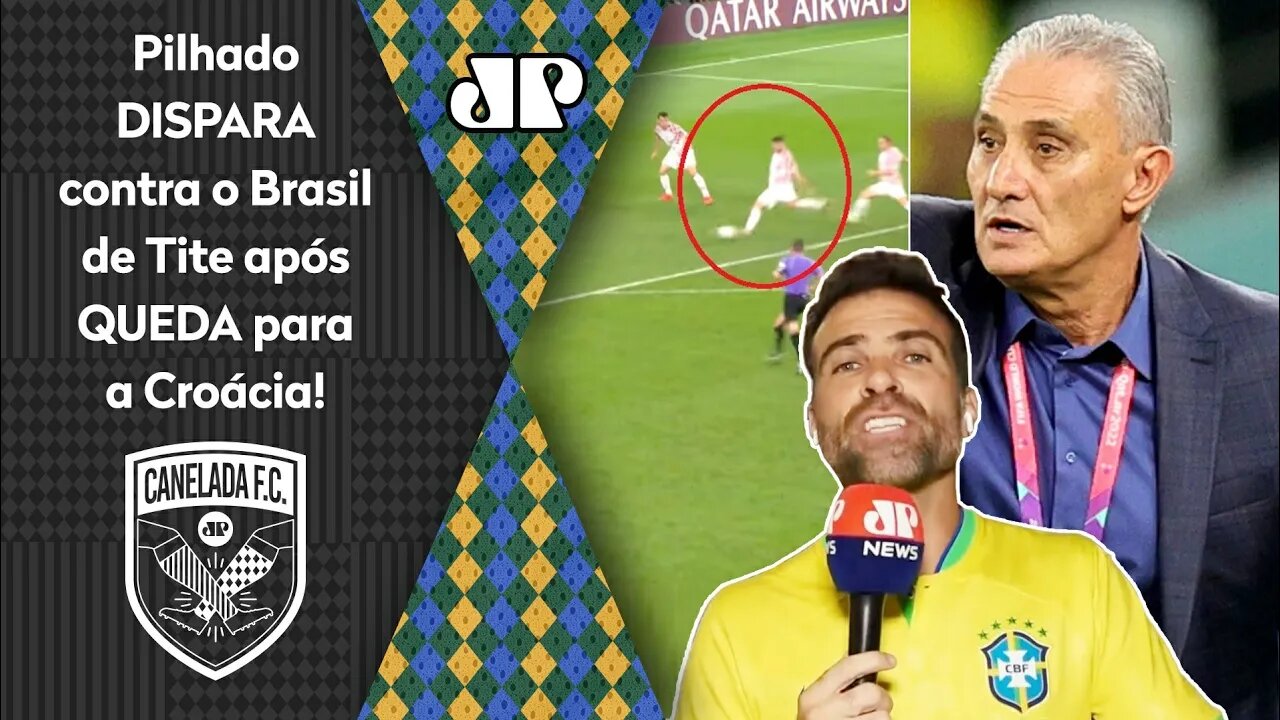 "ISSO É INACEITÁVEL! O Tite PROVOU HOJE que..." Pilhado DISPARA após Brasil ser ELIMINADO da Copa!