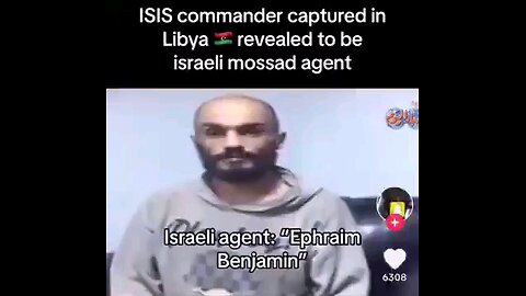 This is just one example of thousands across the globe that ISIS is Mossad - old clip