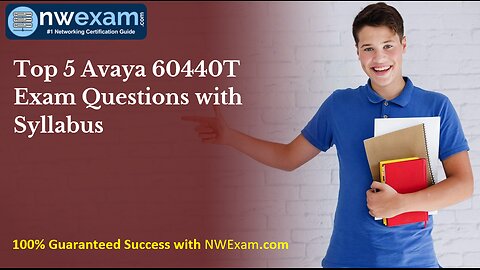 Top 5 Avaya 60440T Exam Questions with Syllabus