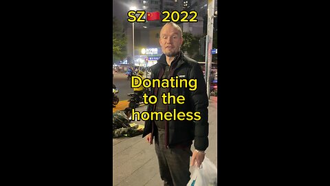 Homeless🇨🇳 #homeless#vogiacu#giupdonguoingheo#giupdonguoikhac#tuthien#donating#SZ