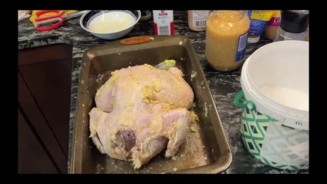 HOW TO MAKE BUTTER GARLIC ROAST CHICKEN / ROTISSERIE CHIKEN