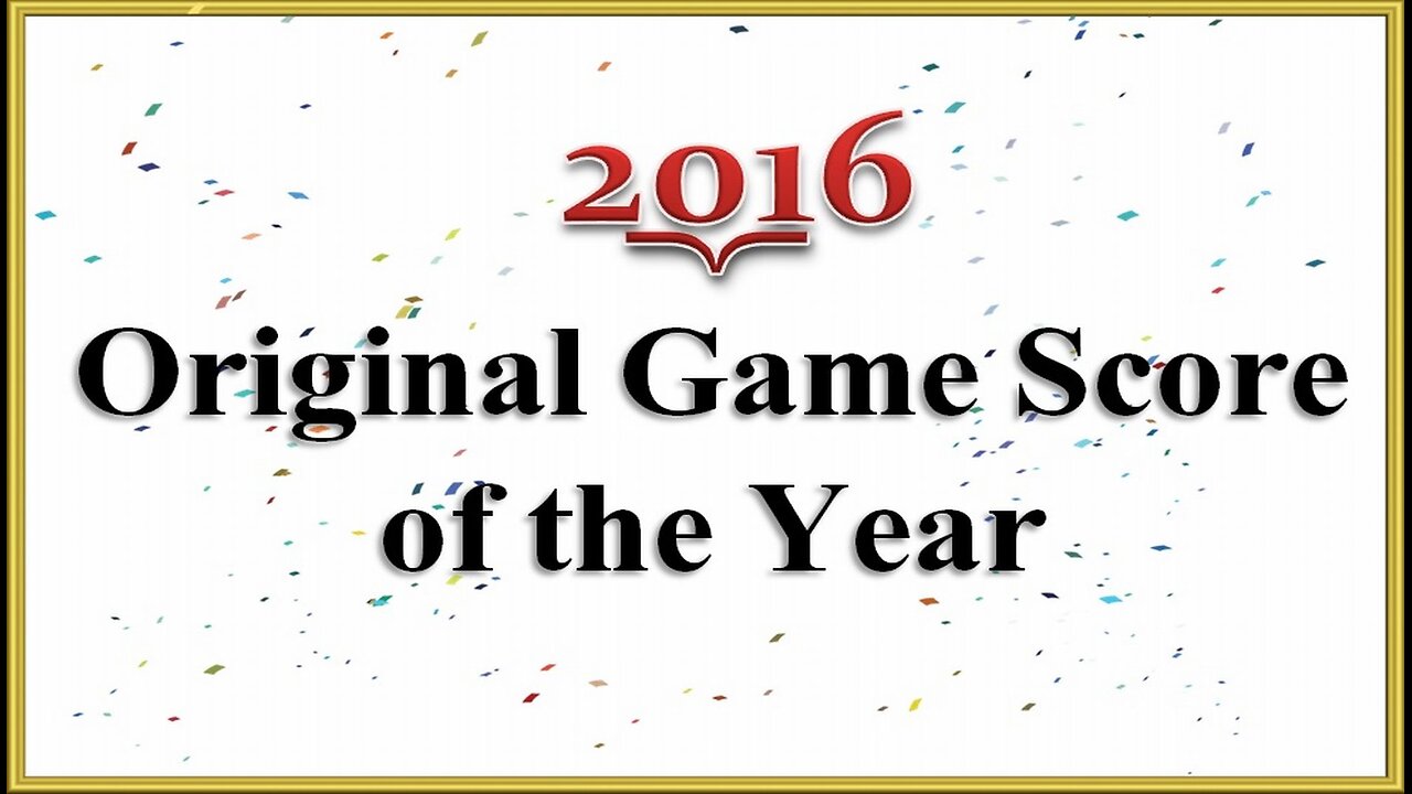 2016 Original Game Score of the Year Award