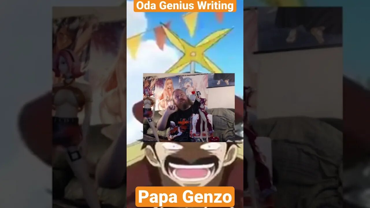 Oda Genius Writing Papa Genzo #anime #manga #onepiece #onepieceliveaction #shorts #onepieaceleaks