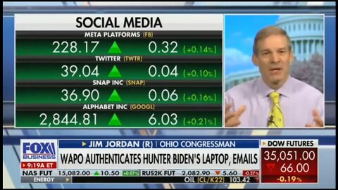 Rep Jordan: What Did Big Tech Know When They Suppressed Hunter Biden Story?