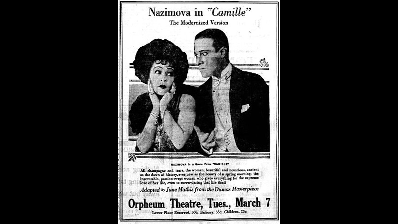 Camille (1921 film) - Directed by Ray C. Smallwood - Full Movie