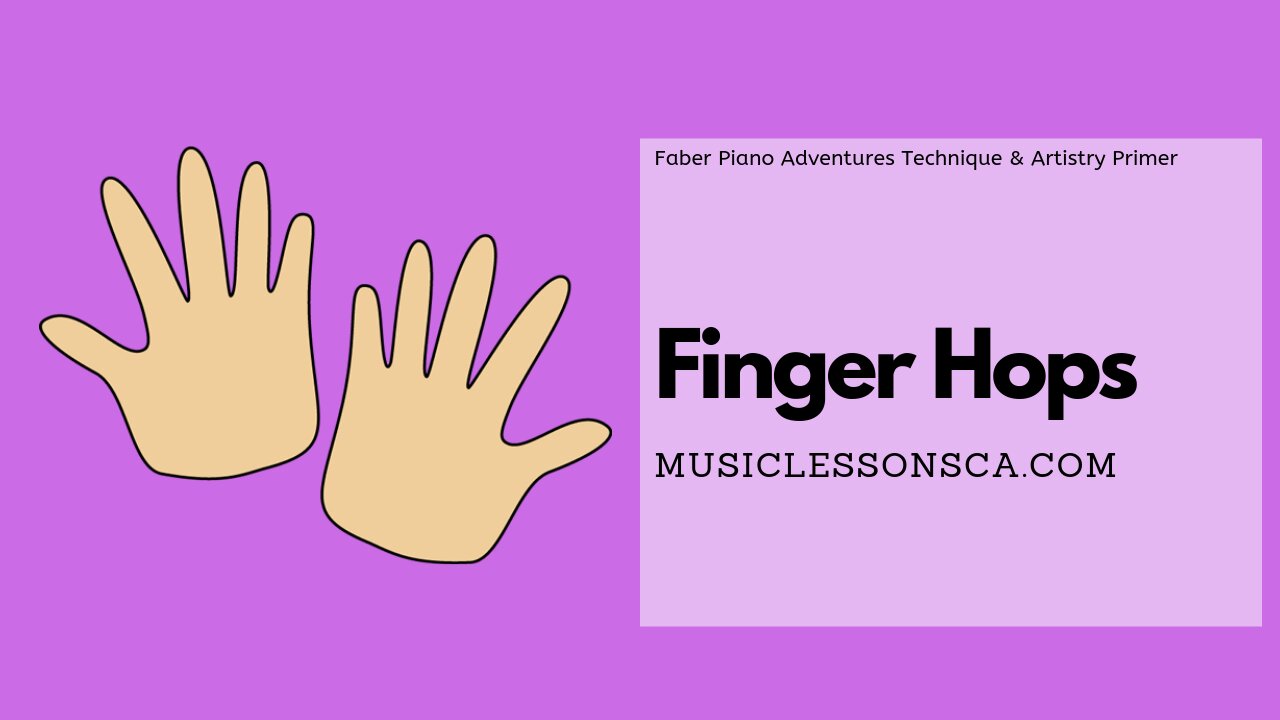 Piano Adventures Lesson: Technique & Artistry Primer - Finger Hops