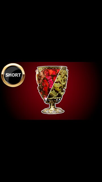 Ancient Roman Cup Made of Dichroic Glass