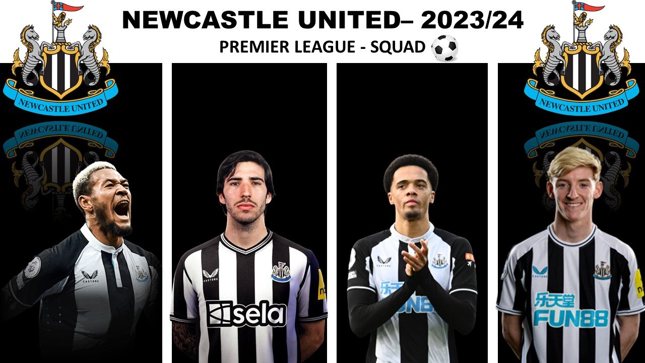 NEWCASTLE UNITED 2K23/24 - SQUAD || PREMIER LEAGUE || LATEST VIDEO || DO LIKE,SHARE & FOLLOW ||