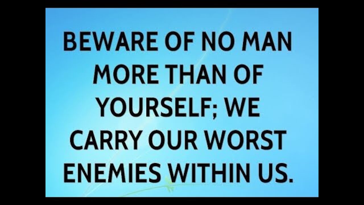20171112 THE ENEMY WITHIN AND WITHOUT