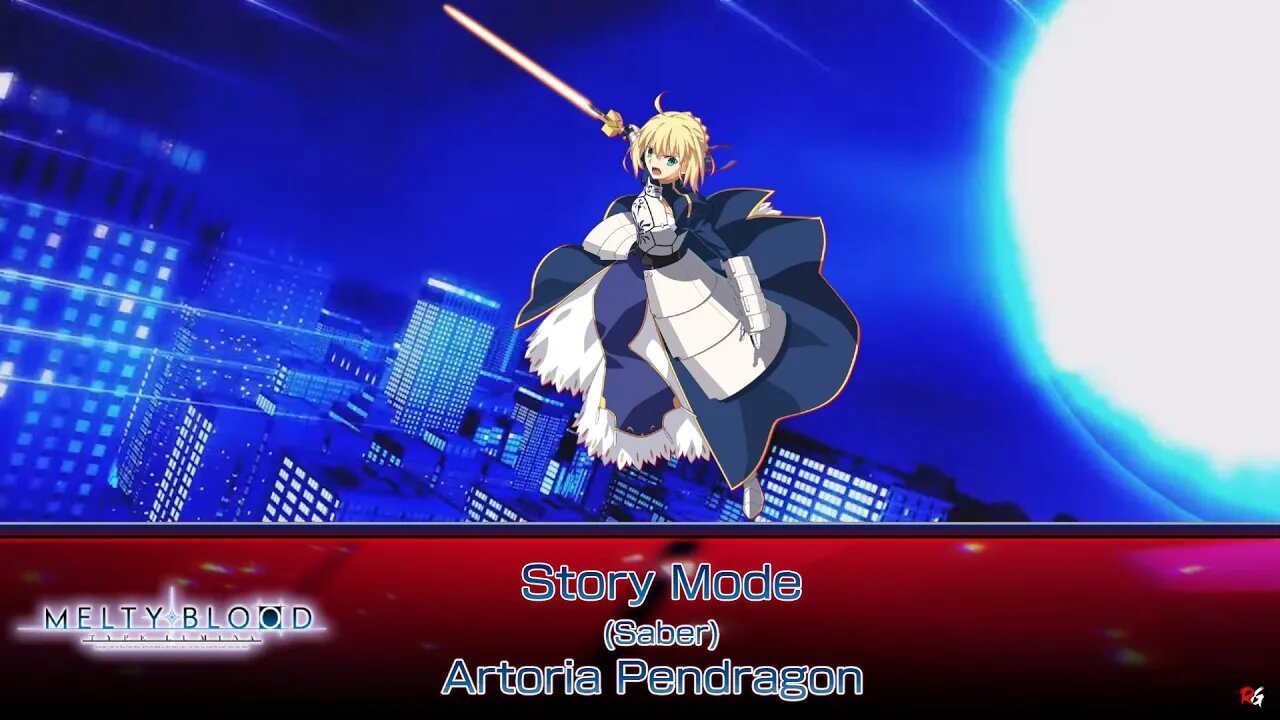 Melty Blood: Type Lumina - Story Mode: (Saber) Artoria Pendragon