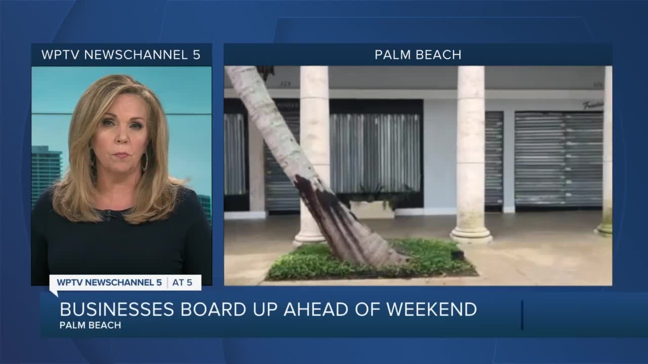 Palm Beach businesses boarded up in case of protests