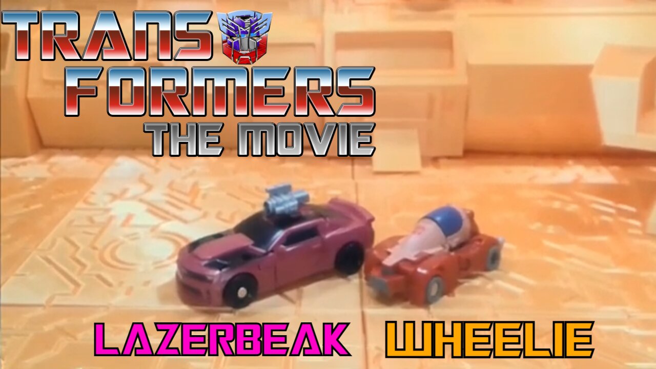 Just Transform It Transformers Core Class Wheelie and Lazerbeak