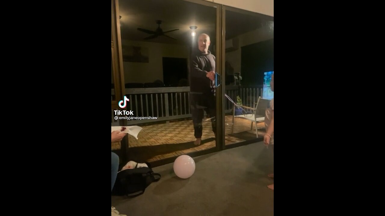 Comedy Grandpa skipping