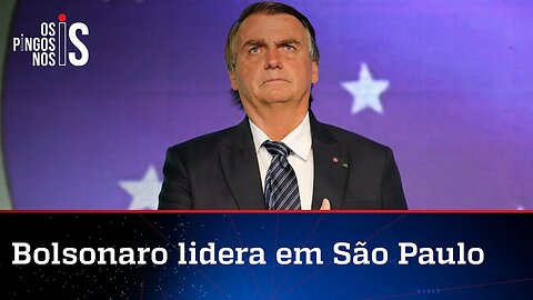 Pesquisa em São Paulo coloca Bolsonaro na frente da Lula