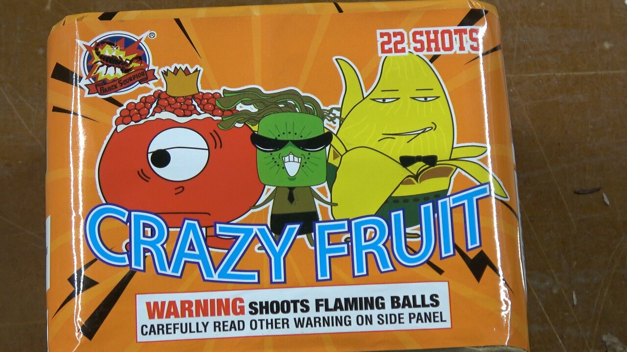 Crazy Fruit by Black Scorpion 22 shot 200g cake