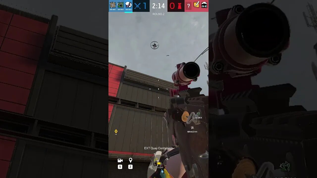 Yeeting a nade #gaming #rainbowsixsiege #r6moments #funnygameplay