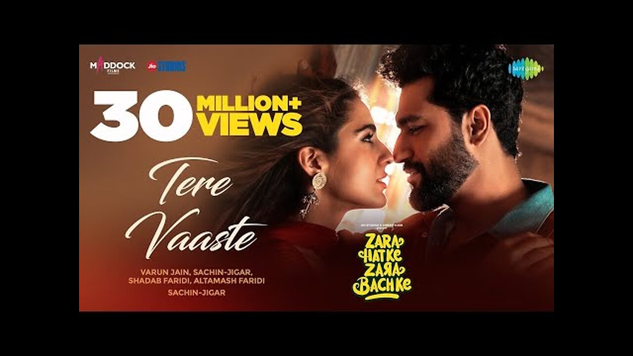 Tere Vaaste | Zara Hatke Zara Bachke | Vicky Kaushal, Sara Ali Khan, Varun J, Sachin-Jigar,Amitabh B