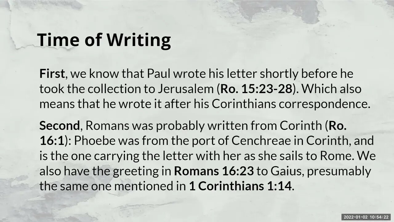 Paul's Letter to the Romans: Introduction and Analysis