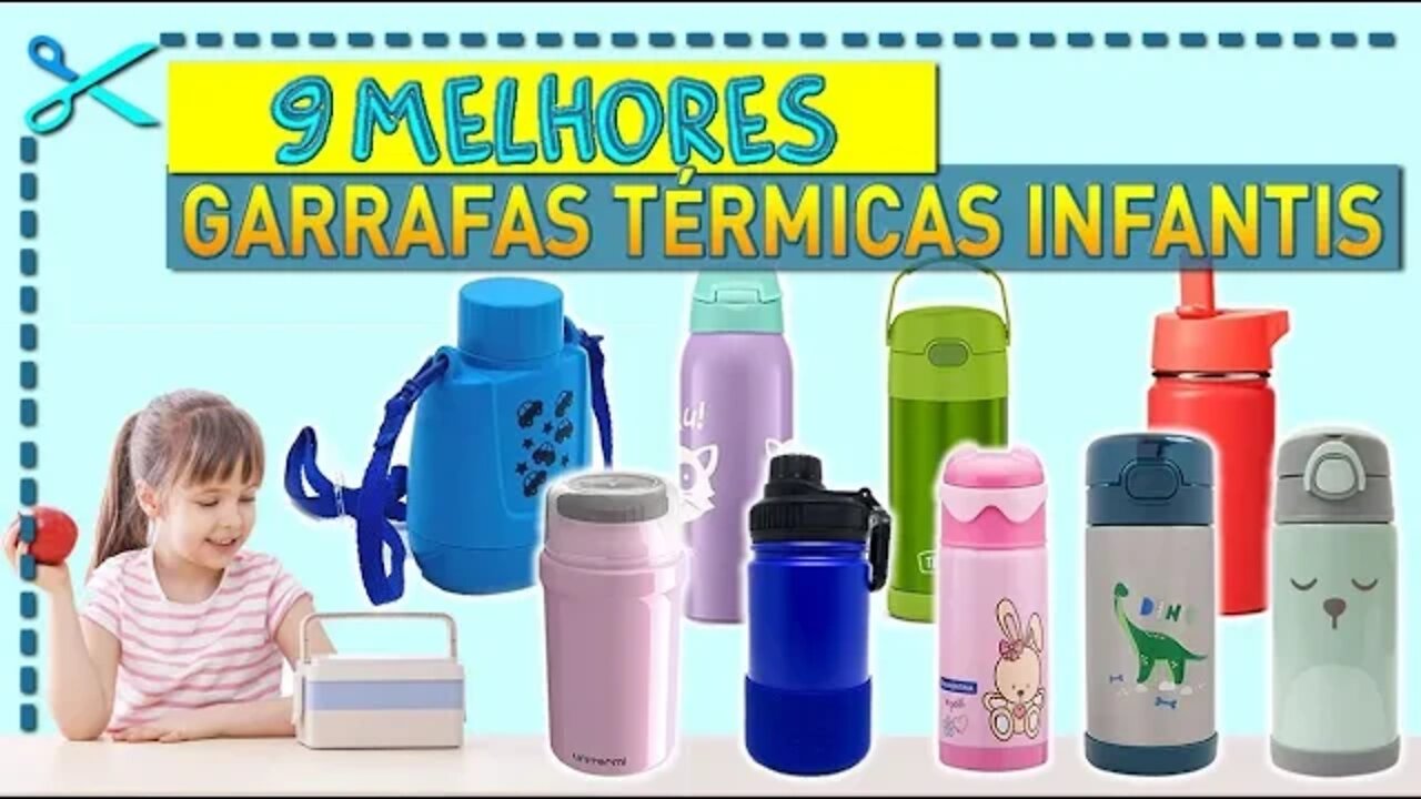 🏆 9 Melhores Garrafas Térmicas Infantis