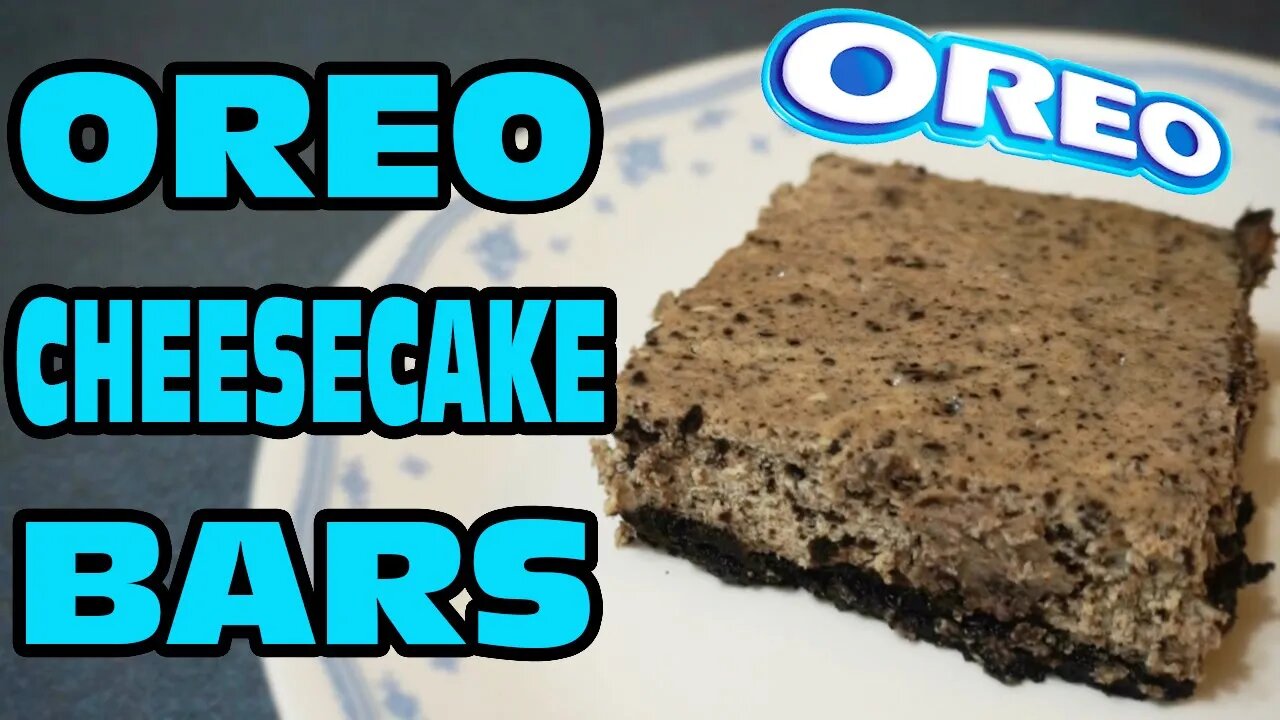 Oreo Cheesecake Bars!