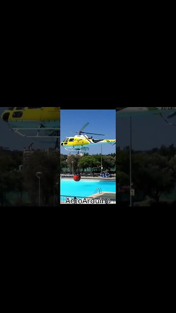 Gigantic FireFighter Helicopter Loading #Aviation #AeroArduino