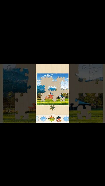 Color by number - Barn