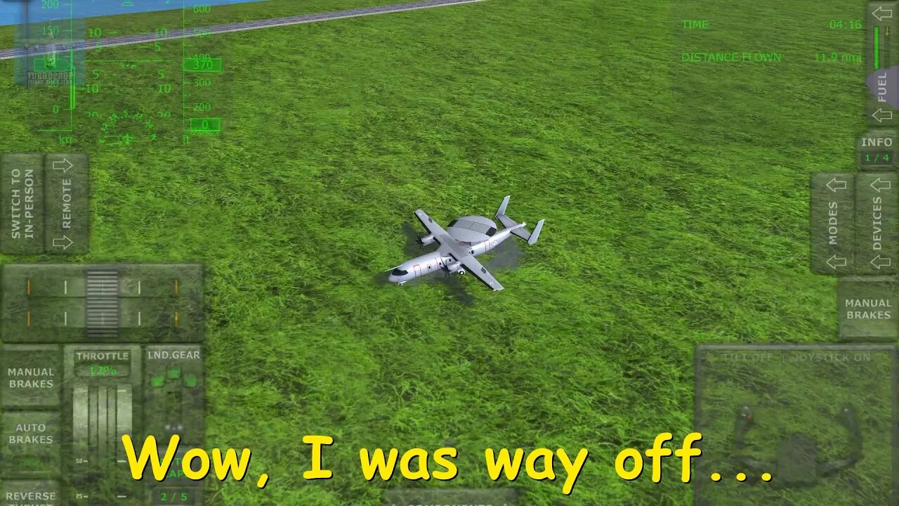 I tried to land planes with very strong wind | Turboprop Flight Simulator